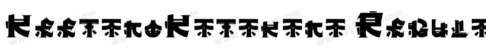 KeetanoKatakana Regular字体转换